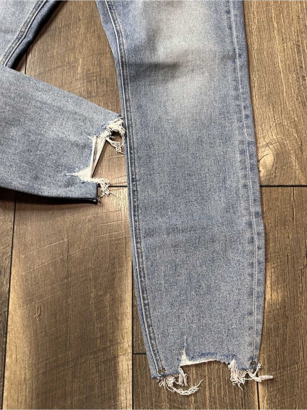 Mica Mid Rise Skinny Crop Jeans