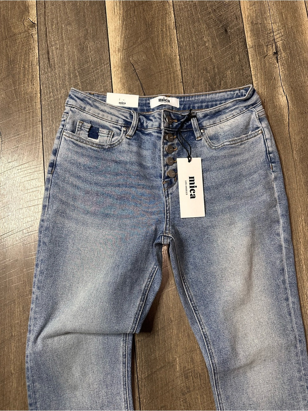 Mica Mid Rise Skinny Crop Jeans