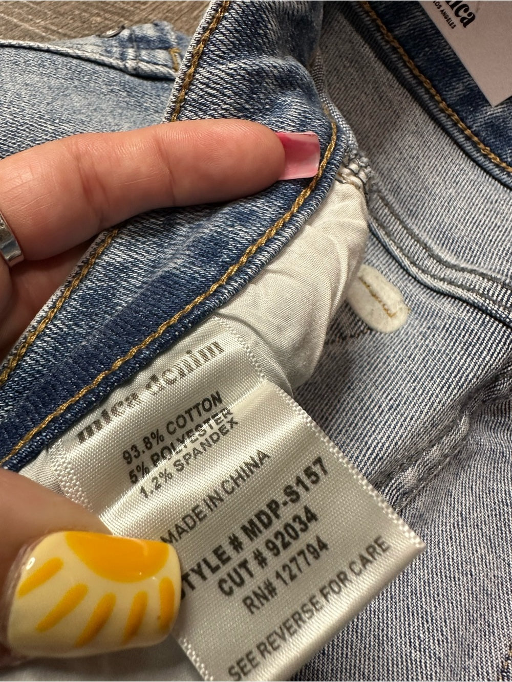 Mica Mid Rise Skinny Crop Jeans