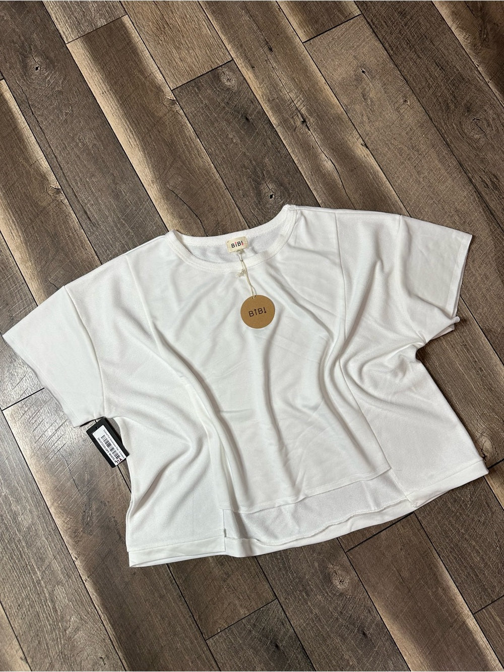 Bibi White Oversized Top