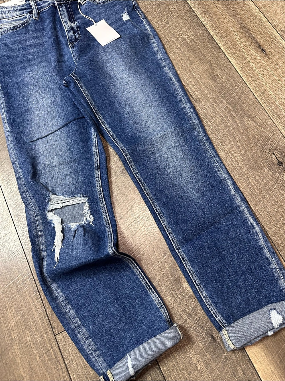 Vervet Shirley Super Hi Rise Stretch Slim Straight Jeans (new with tags)