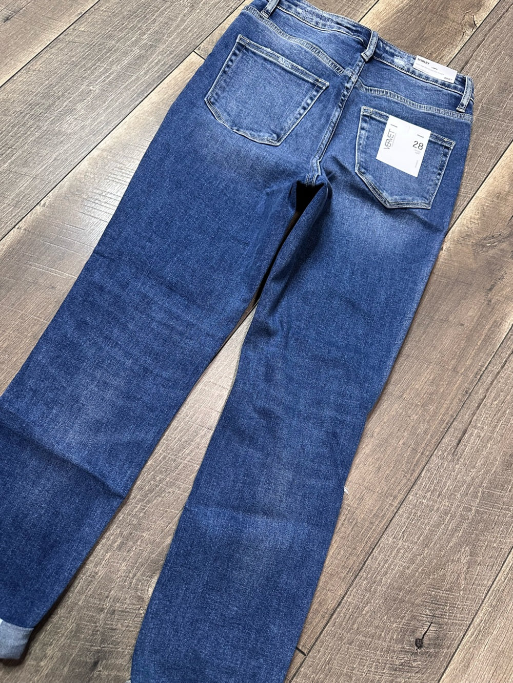 Vervet Shirley Super Hi Rise Stretch Slim Straight Jeans (new with tags)