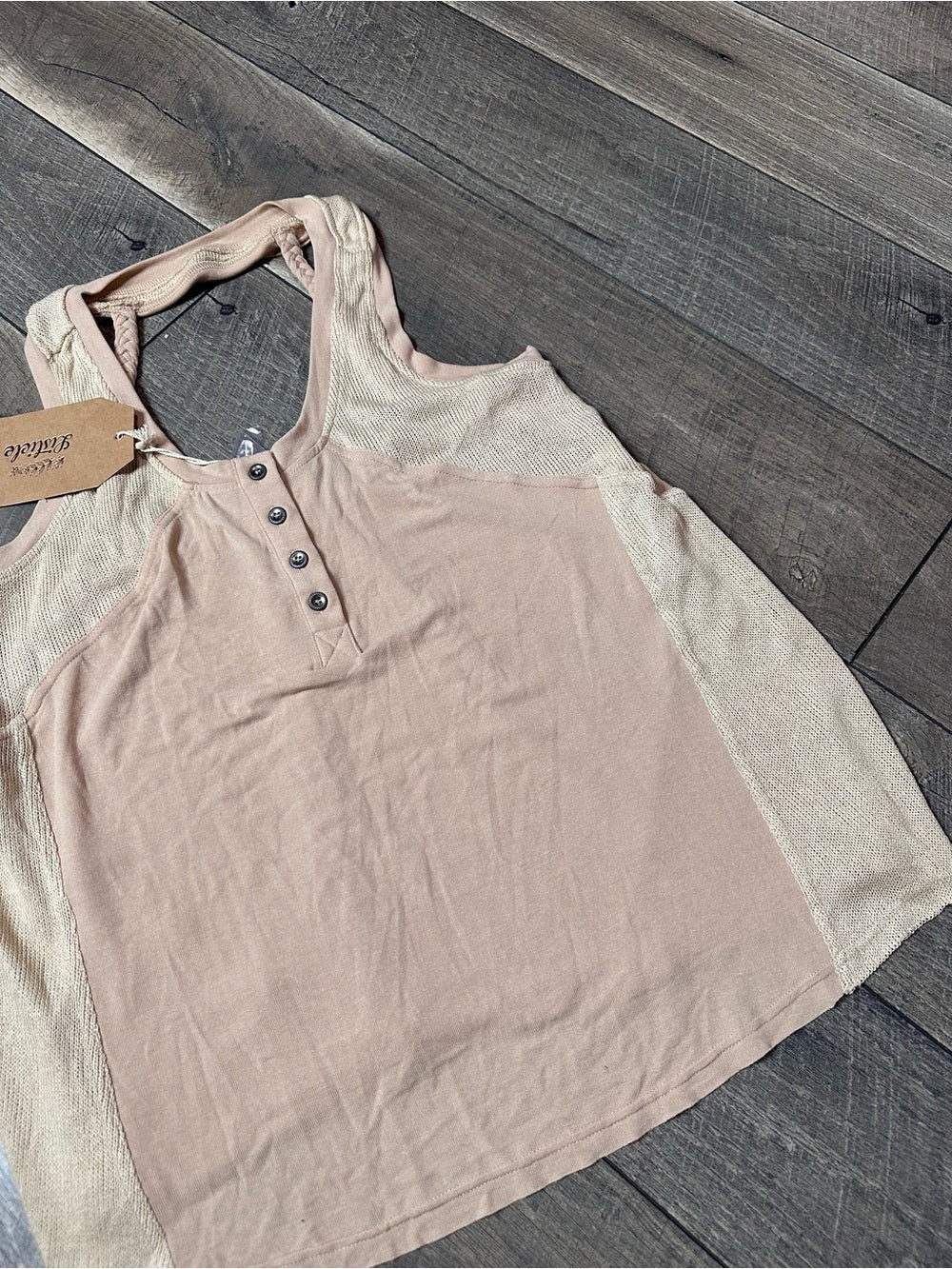 Listicle Braided Halter Tank Top (new with tags)
