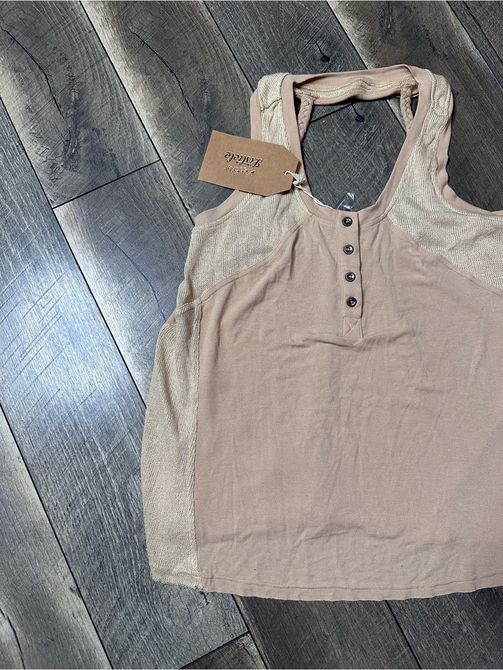 Listicle Braided Halter Tank Top (new with tags)
