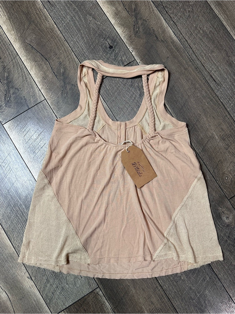 Listicle Braided Halter Tank Top (new with tags)