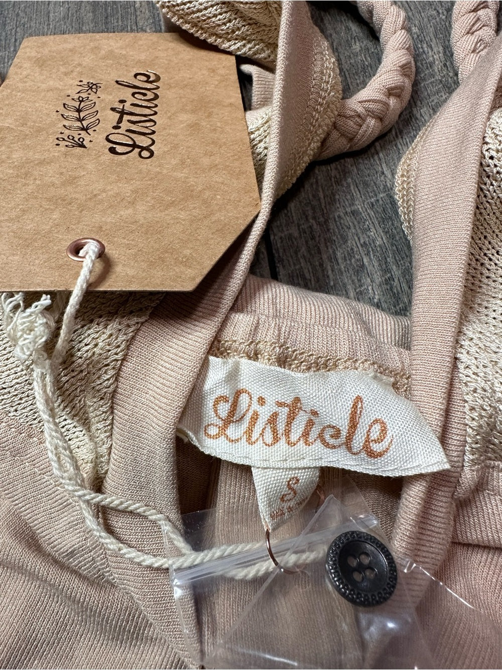 Listicle Braided Halter Tank Top (new with tags)