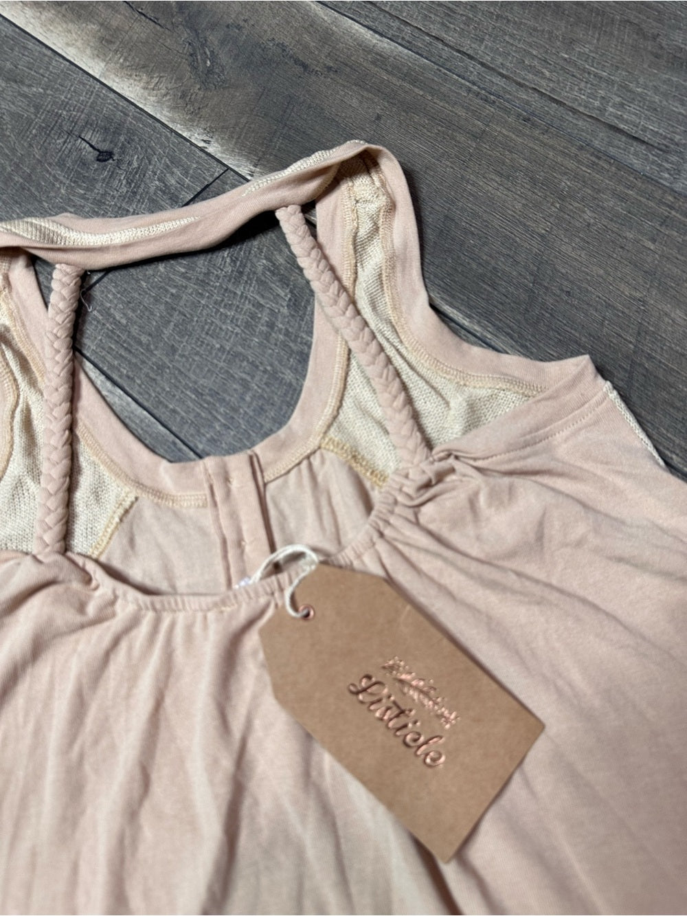 Listicle Braided Halter Tank Top (new with tags)
