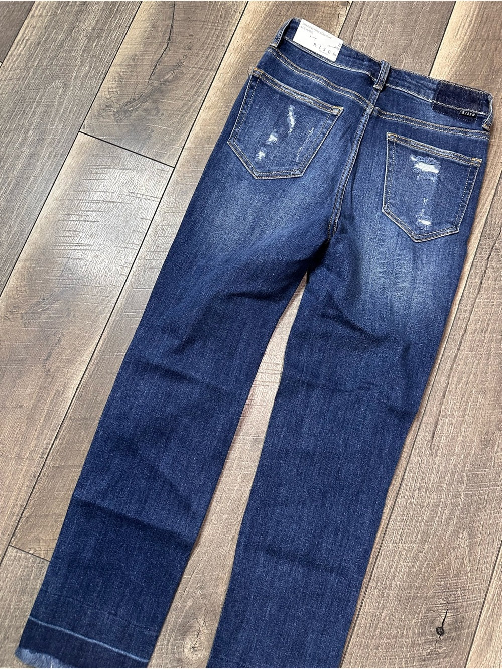 Risen Shadow Hem Straight Leg Jeans (new with tags)