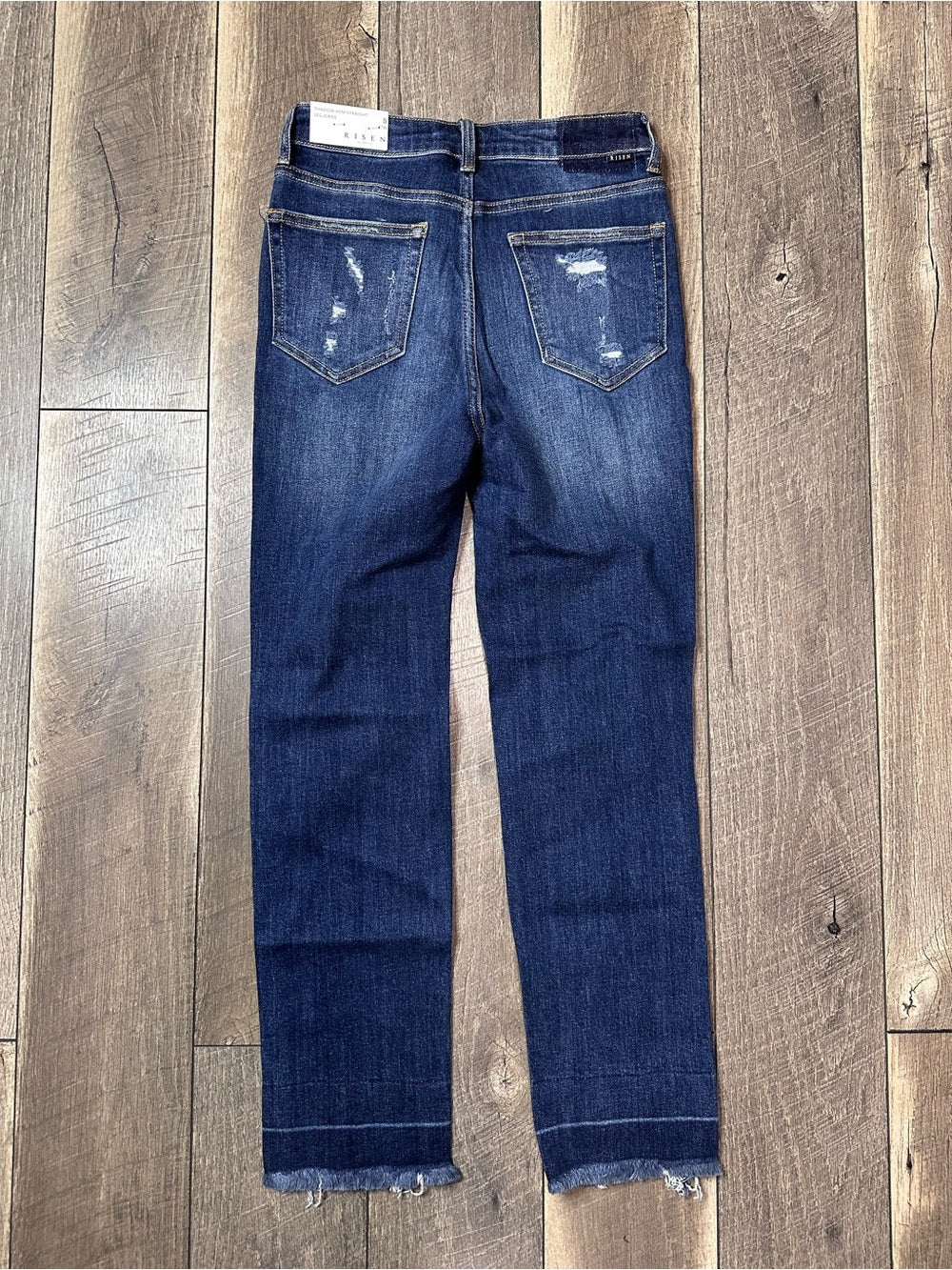 Risen Shadow Hem Straight Leg Jeans (new with tags)