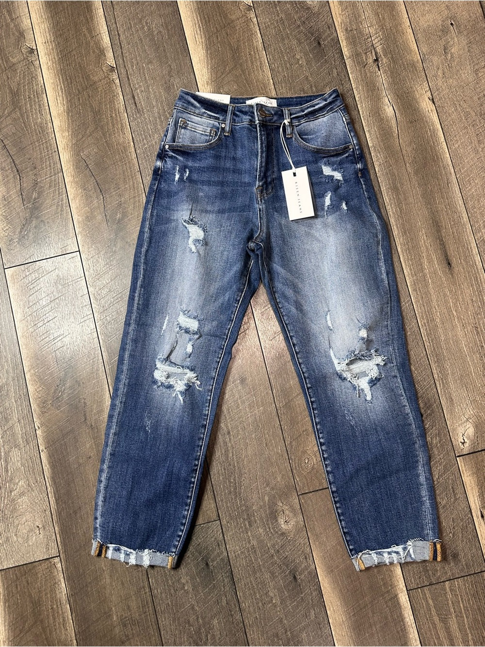 Risen Hi Rise Boyfriend Jeans (new with tags)