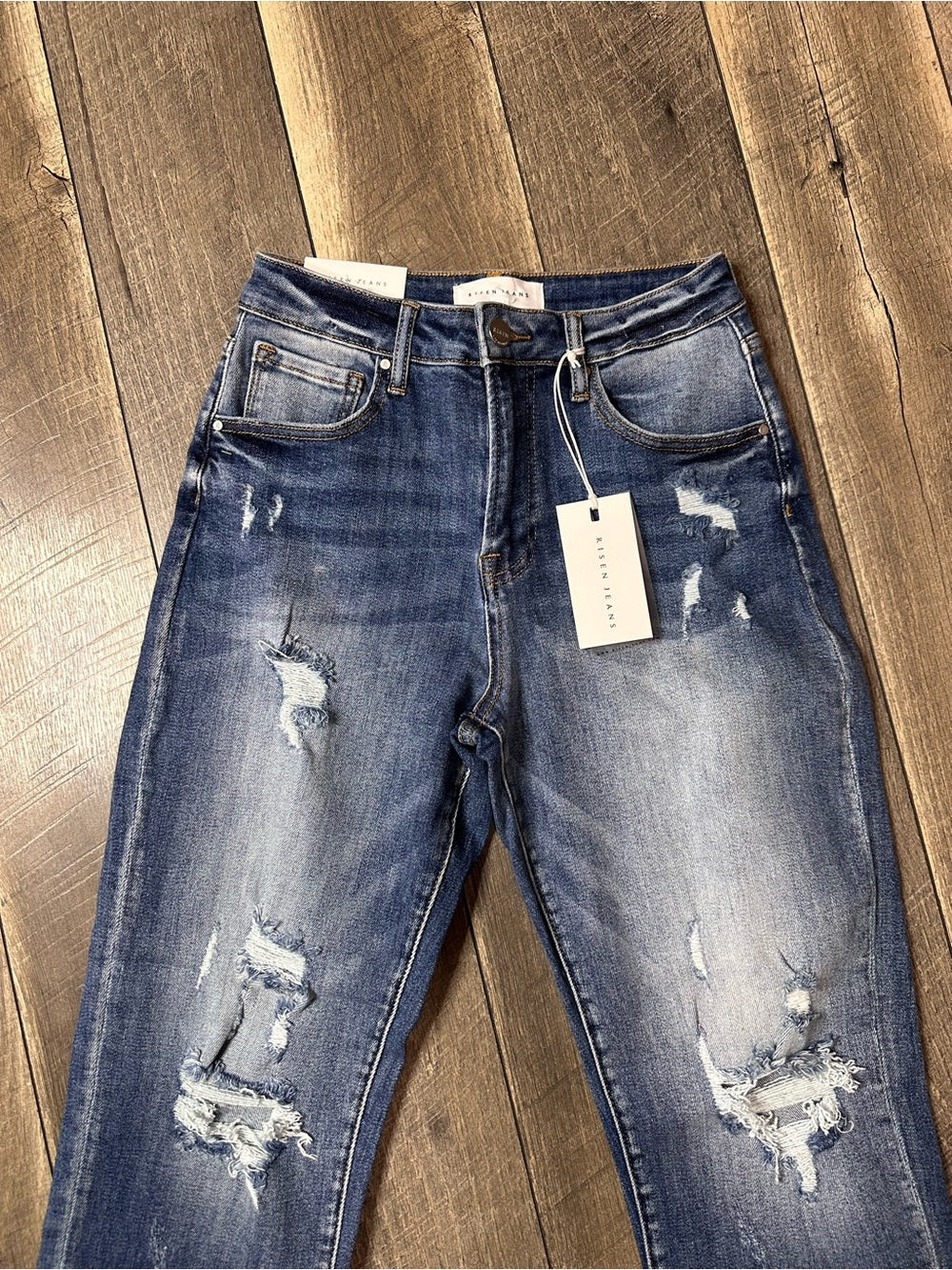 Risen Hi Rise Boyfriend Jeans (new with tags)