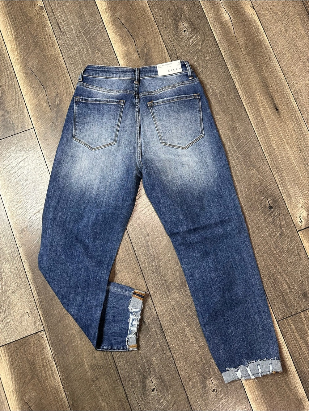 Risen Hi Rise Boyfriend Jeans (new with tags)