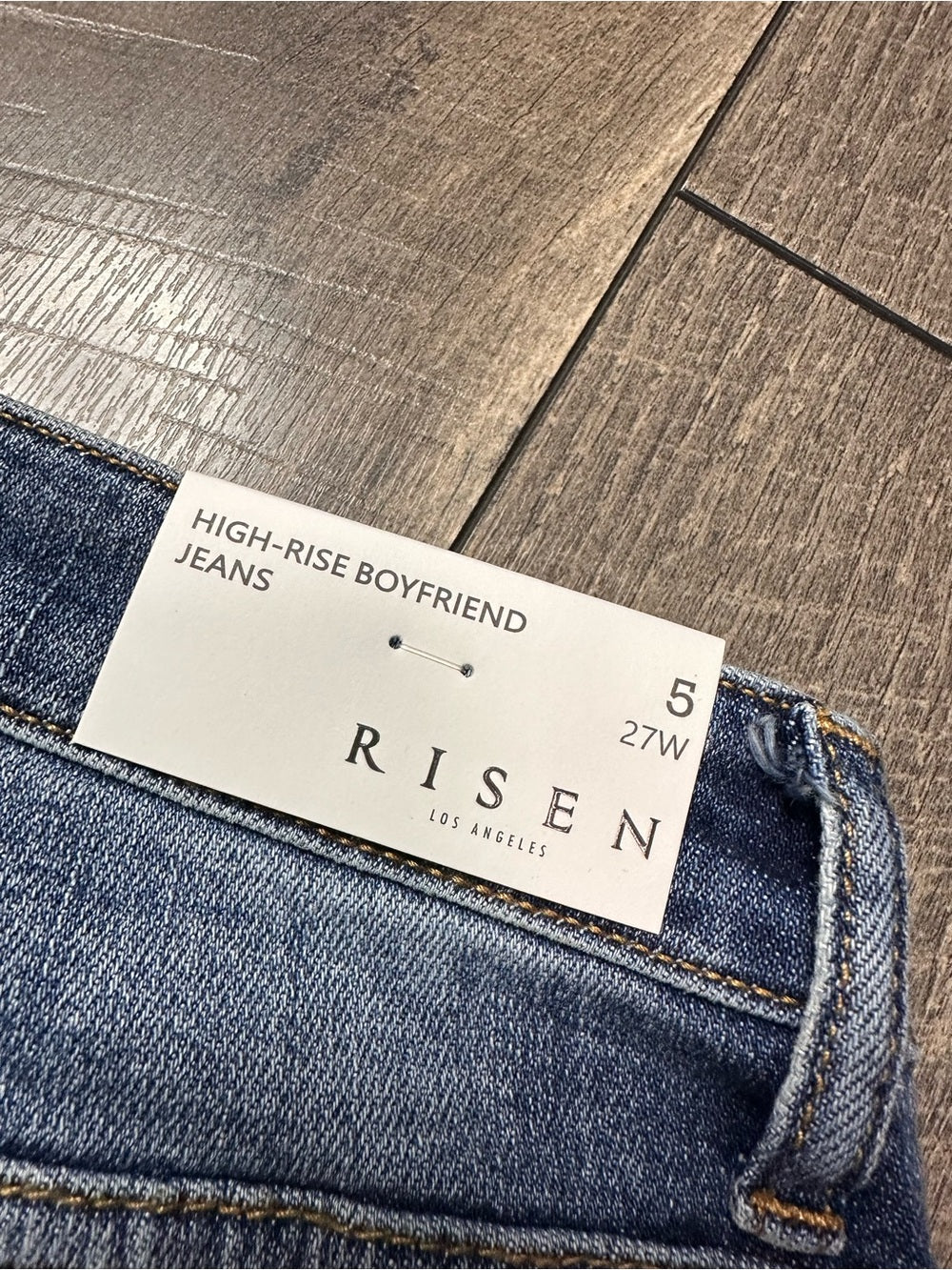 Risen Hi Rise Boyfriend Jeans (new with tags)