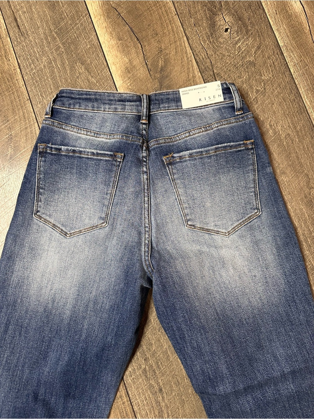Risen Hi Rise Boyfriend Jeans (new with tags)
