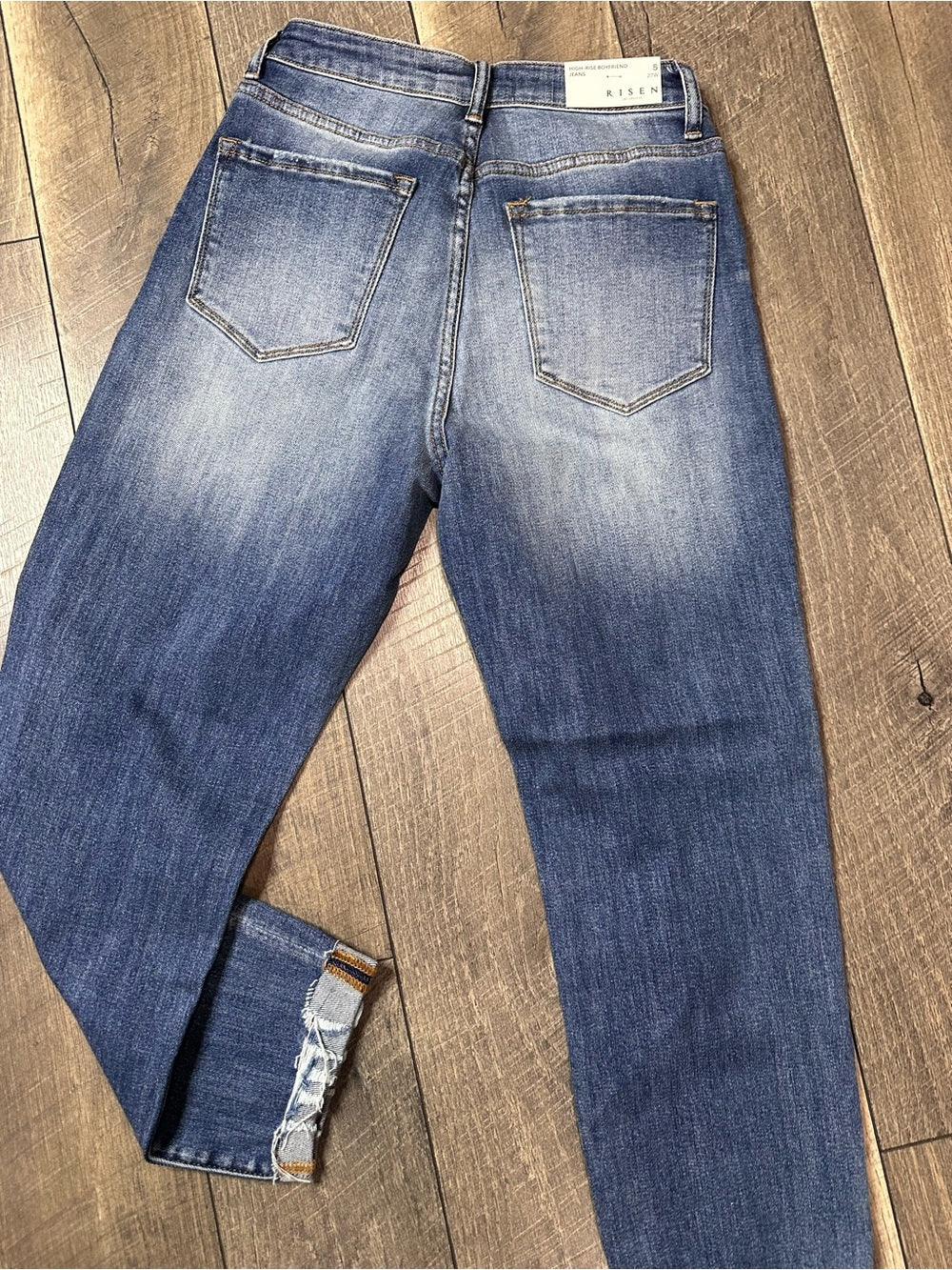 Risen Hi Rise Boyfriend Jeans (new with tags)