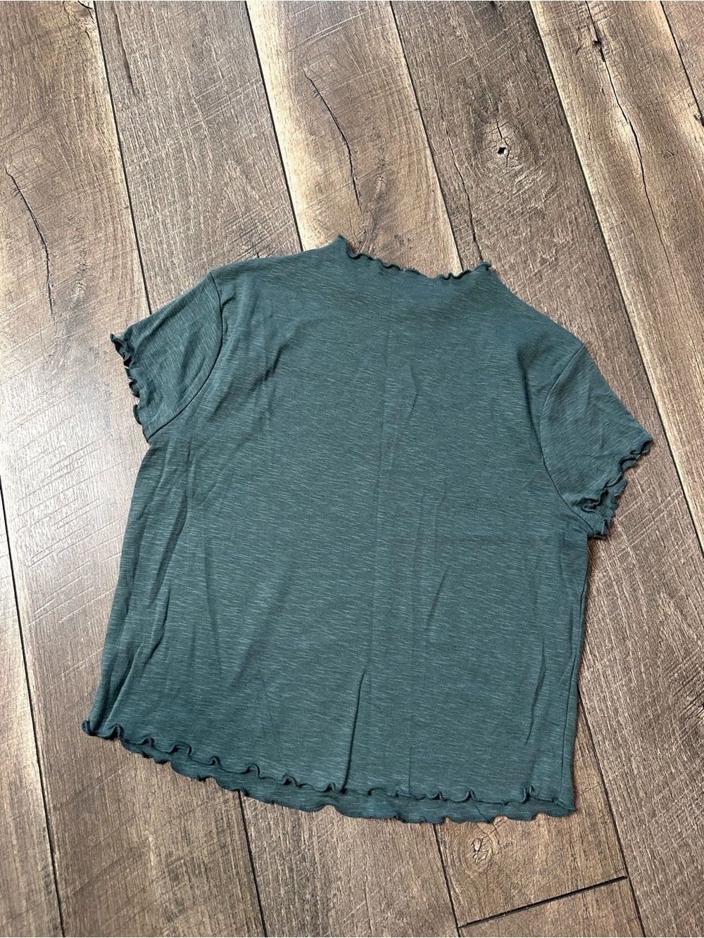 Zenana Pine Green Short Sleeve Top