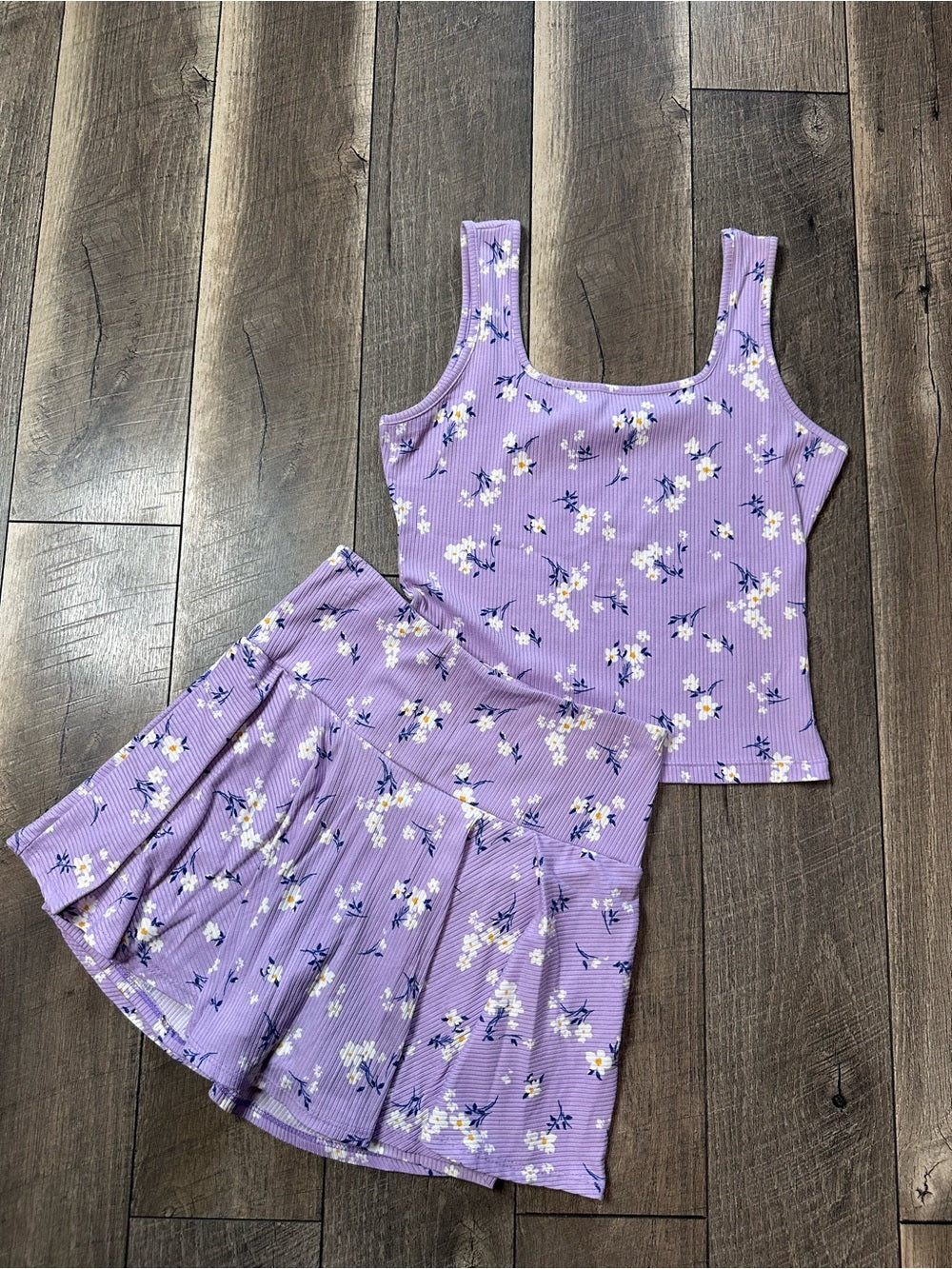 Wild Fable Floral Skort Set (new without tags)