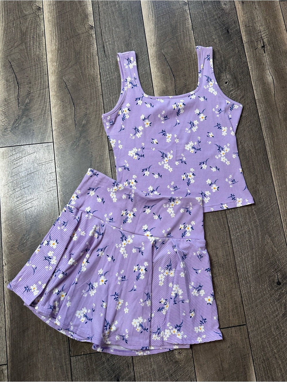 Wild Fable Floral Skort Set (new without tags)