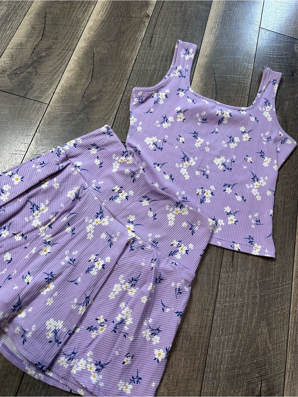 Wild Fable Floral Skort Set (new without tags)