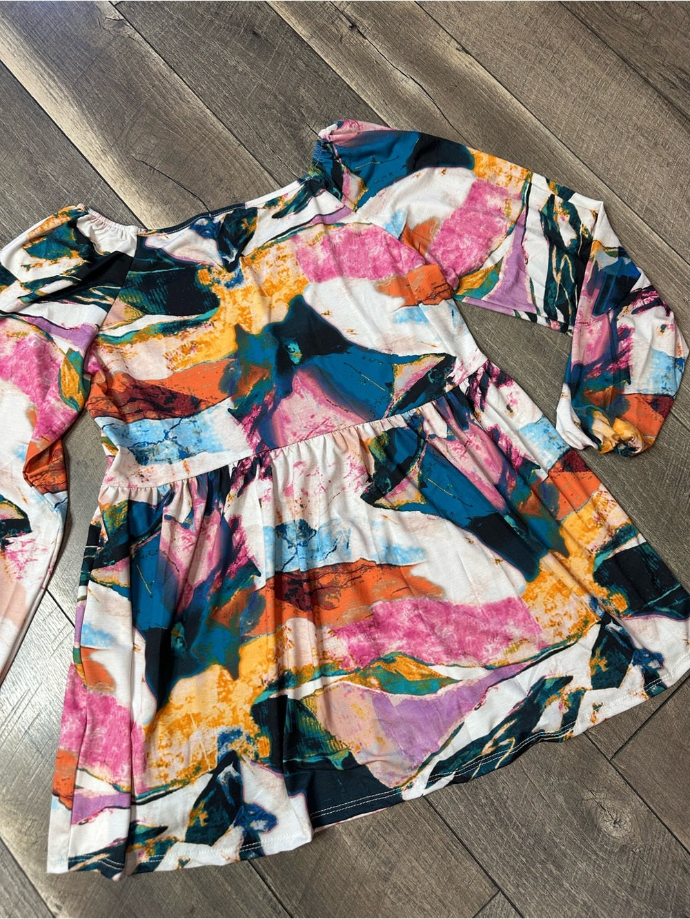 Hemish USA Multicolor Long Sleeve Top