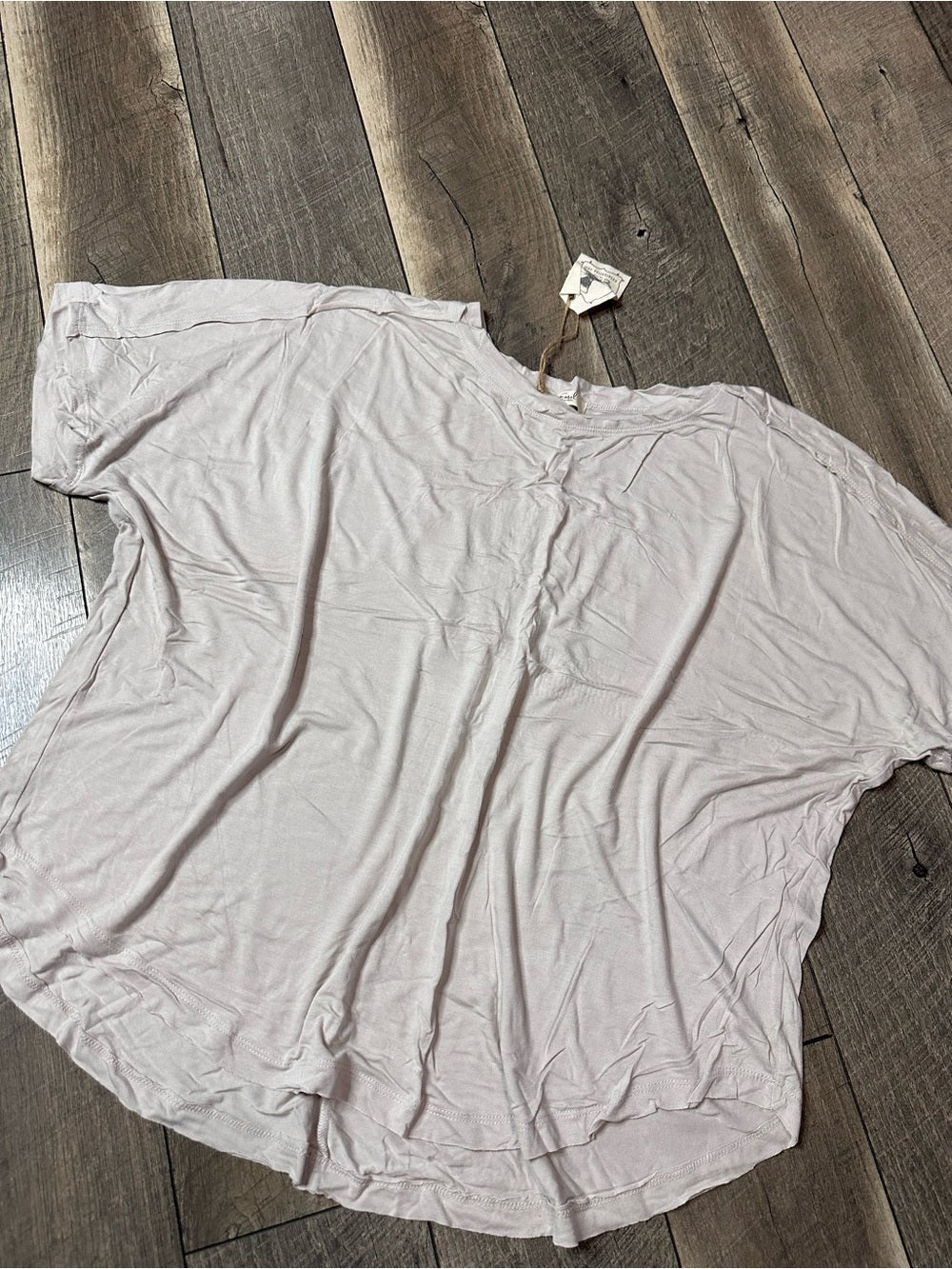Easel Oversized Buttery Soft Short Sleeve Top