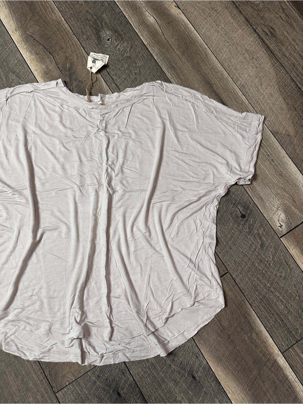 Easel Oversized Buttery Soft Short Sleeve Top
