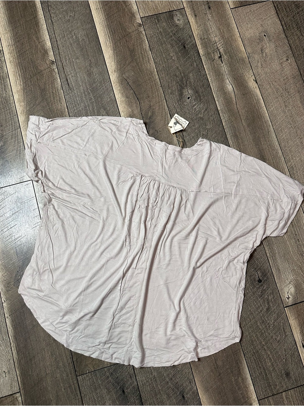 Easel Oversized Buttery Soft Short Sleeve Top