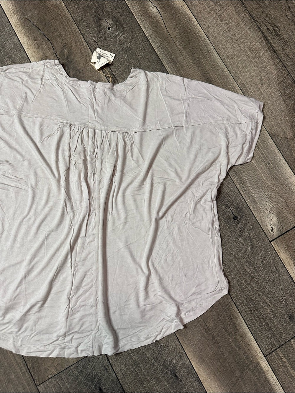 Easel Oversized Buttery Soft Short Sleeve Top