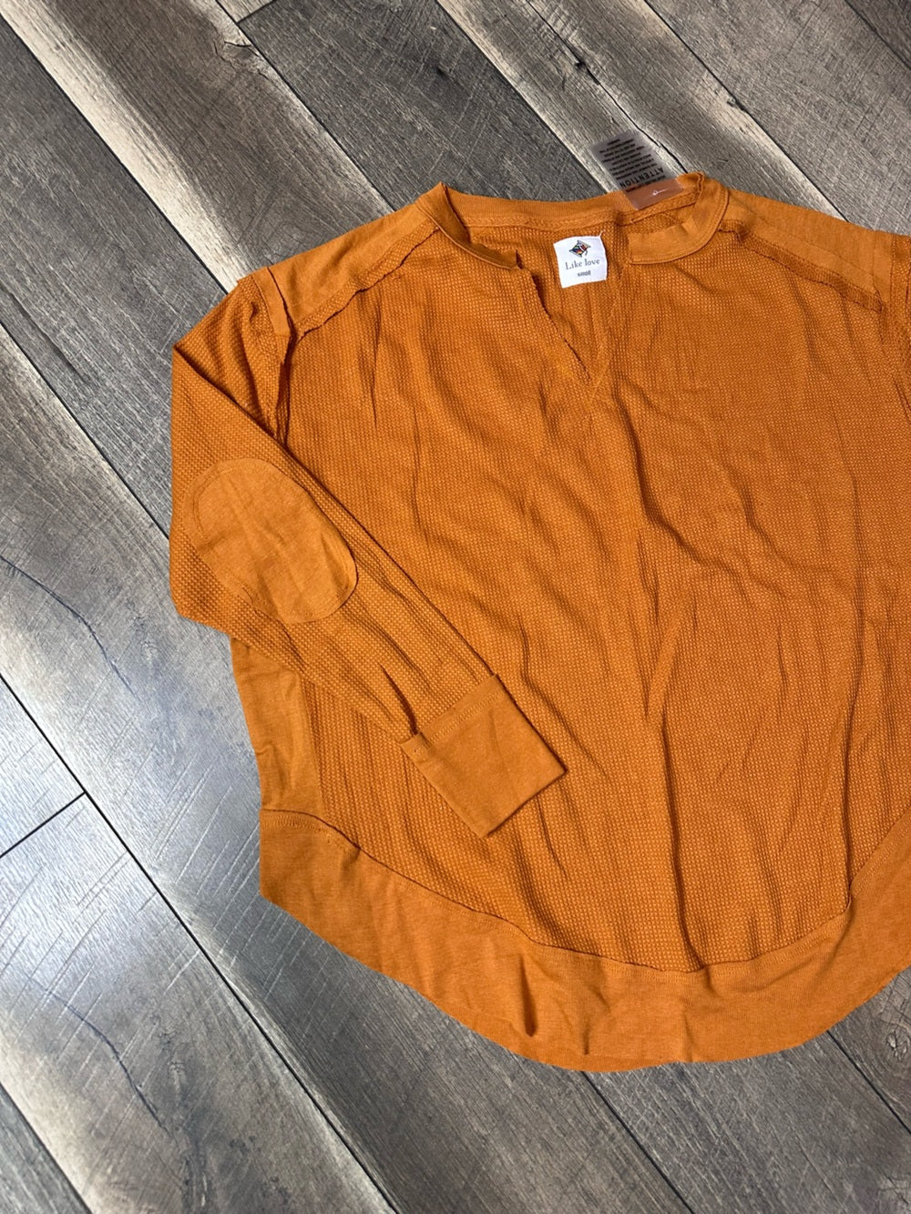 Like Love Oversized Waffleknit Long Sleeve Top (new with tags)