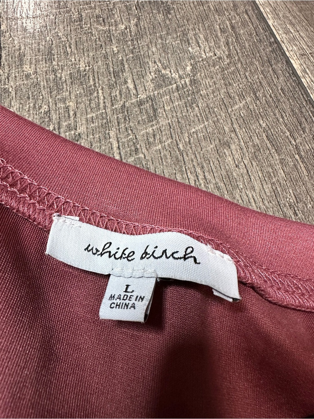 White Birch Berry Buttery Soft Crewneck Pullover (new without tags)
