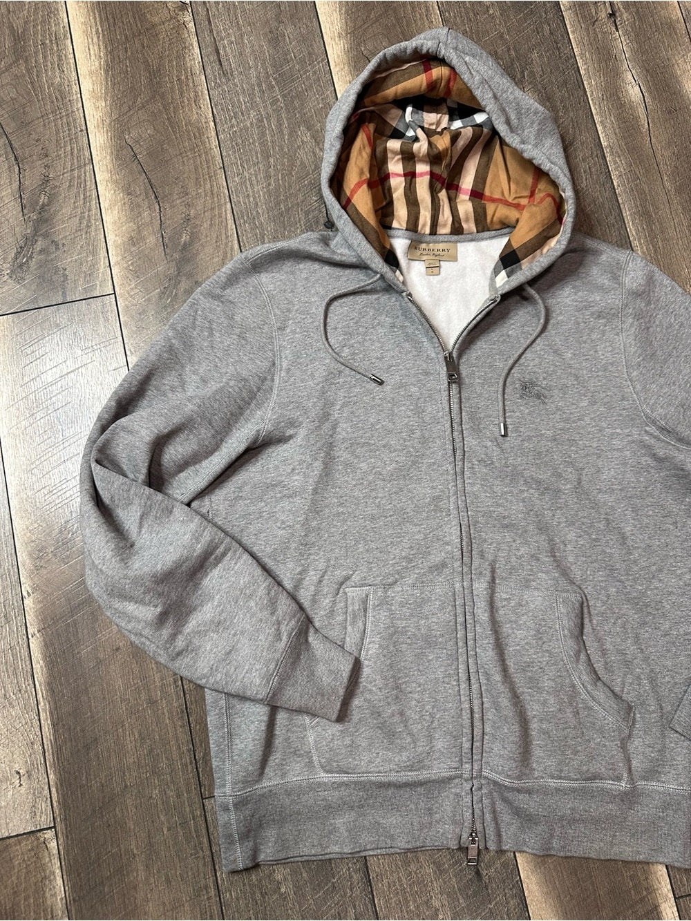 Burberry Zip Up Hoodie