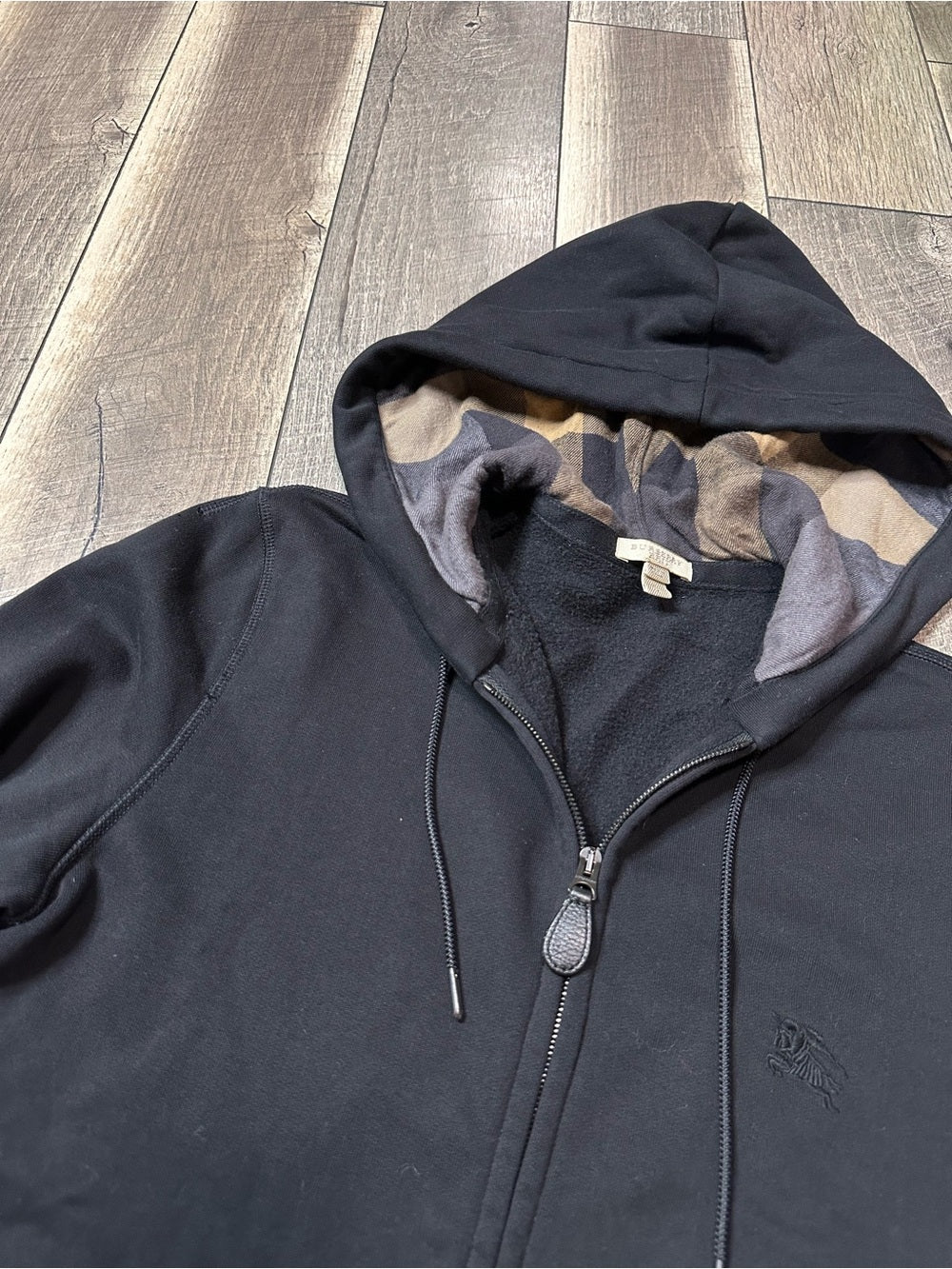 Burberry Zip Up Hoodie