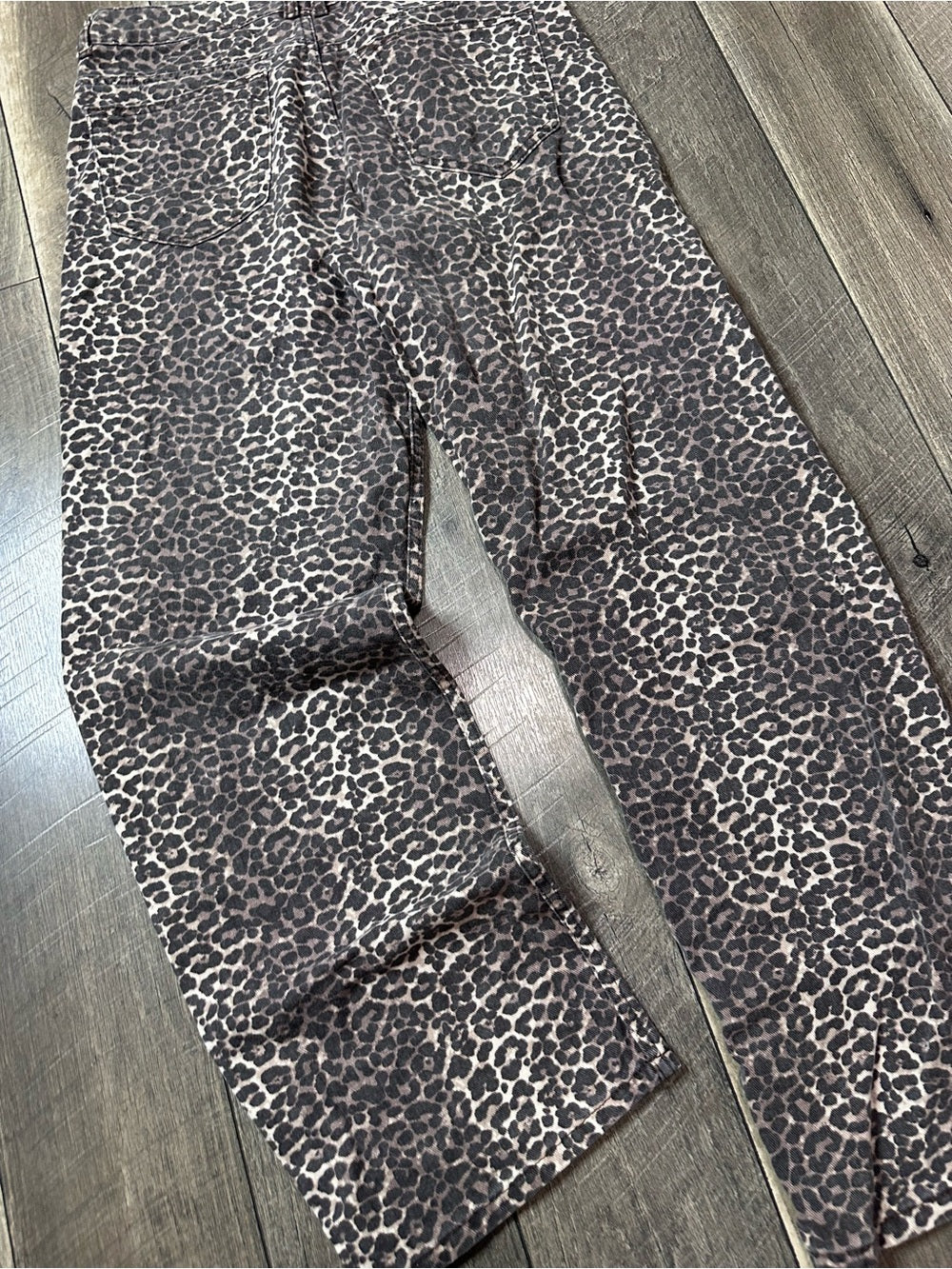 Pull&Bear Leopard Straight Leg Jeans