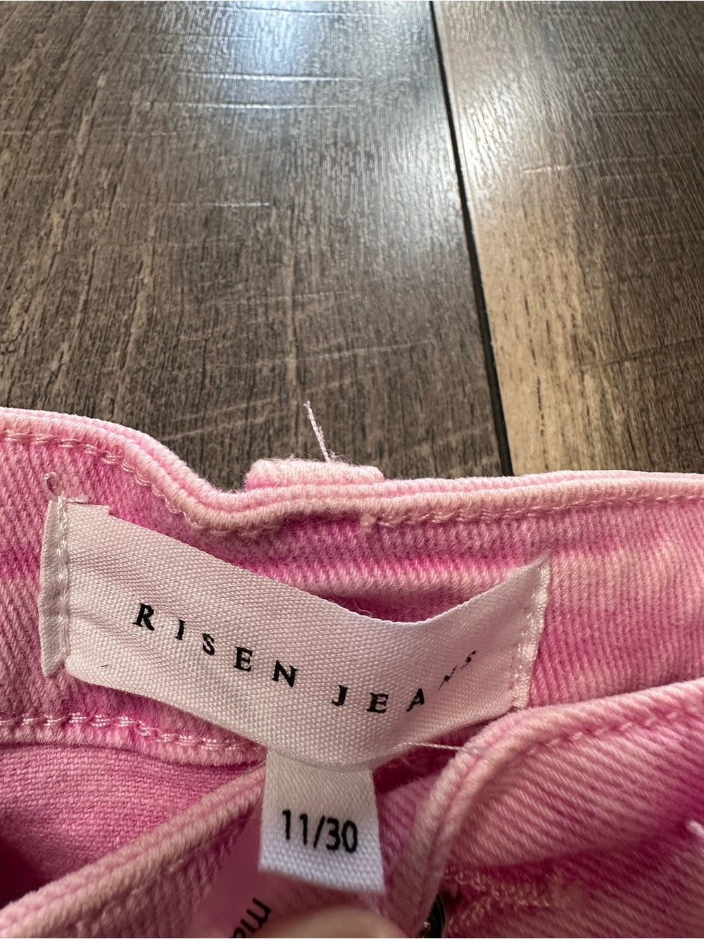Risen Acid Pink Hi Rise Stretchy Straight Leg Jeans (new with tags)