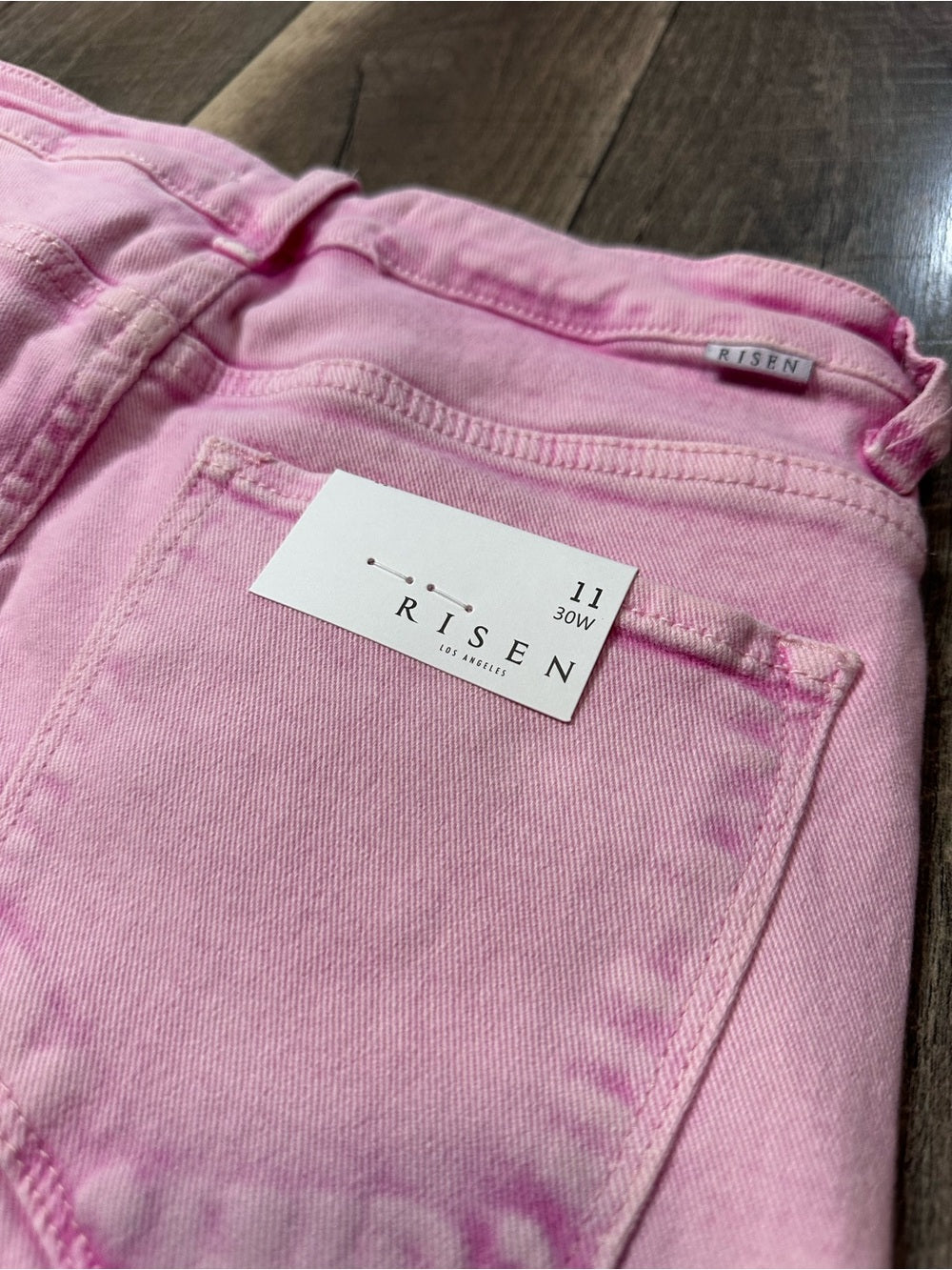 Risen Acid Pink Hi Rise Stretchy Straight Leg Jeans (new with tags)