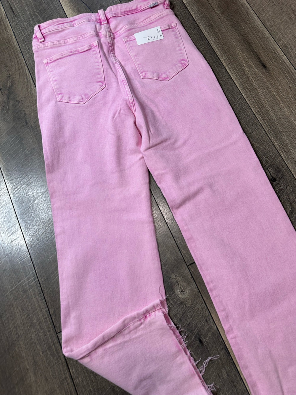 Risen Acid Pink Hi Rise Stretchy Straight Leg Jeans (new with tags)
