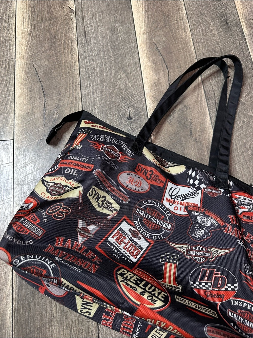 Harley-Davidson Vintage Lined Tote