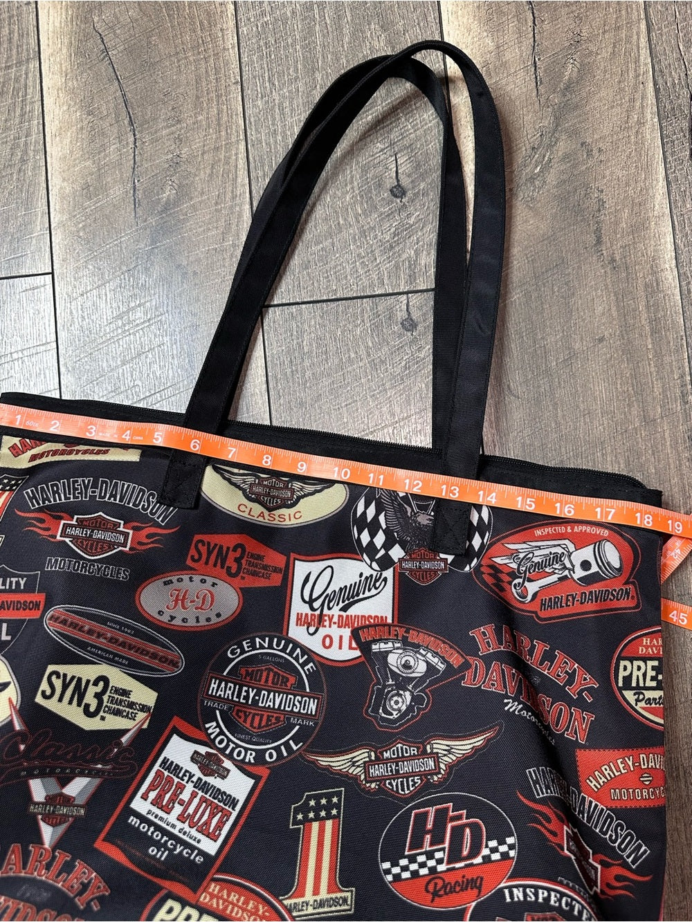 Harley-Davidson Vintage Lined Tote