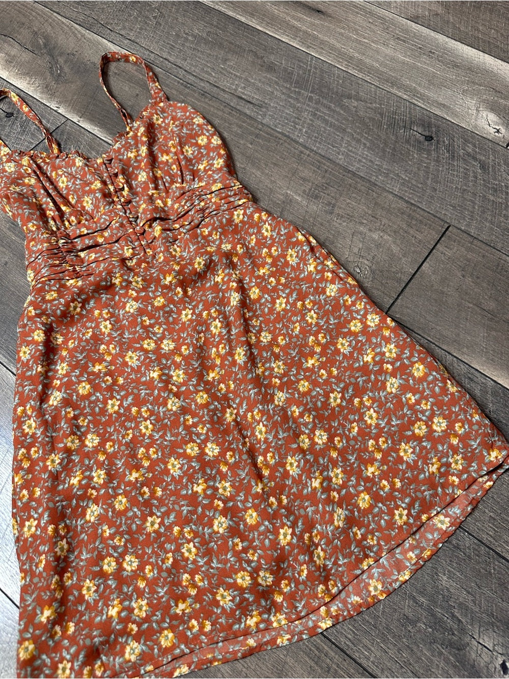 Abercrombie Smocked Back Mini Dress