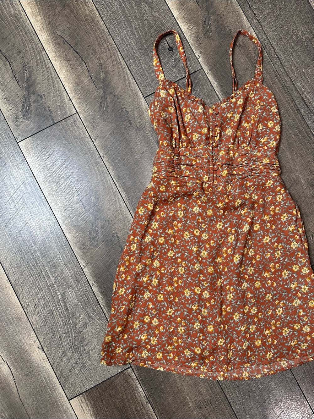 Abercrombie Smocked Back Mini Dress