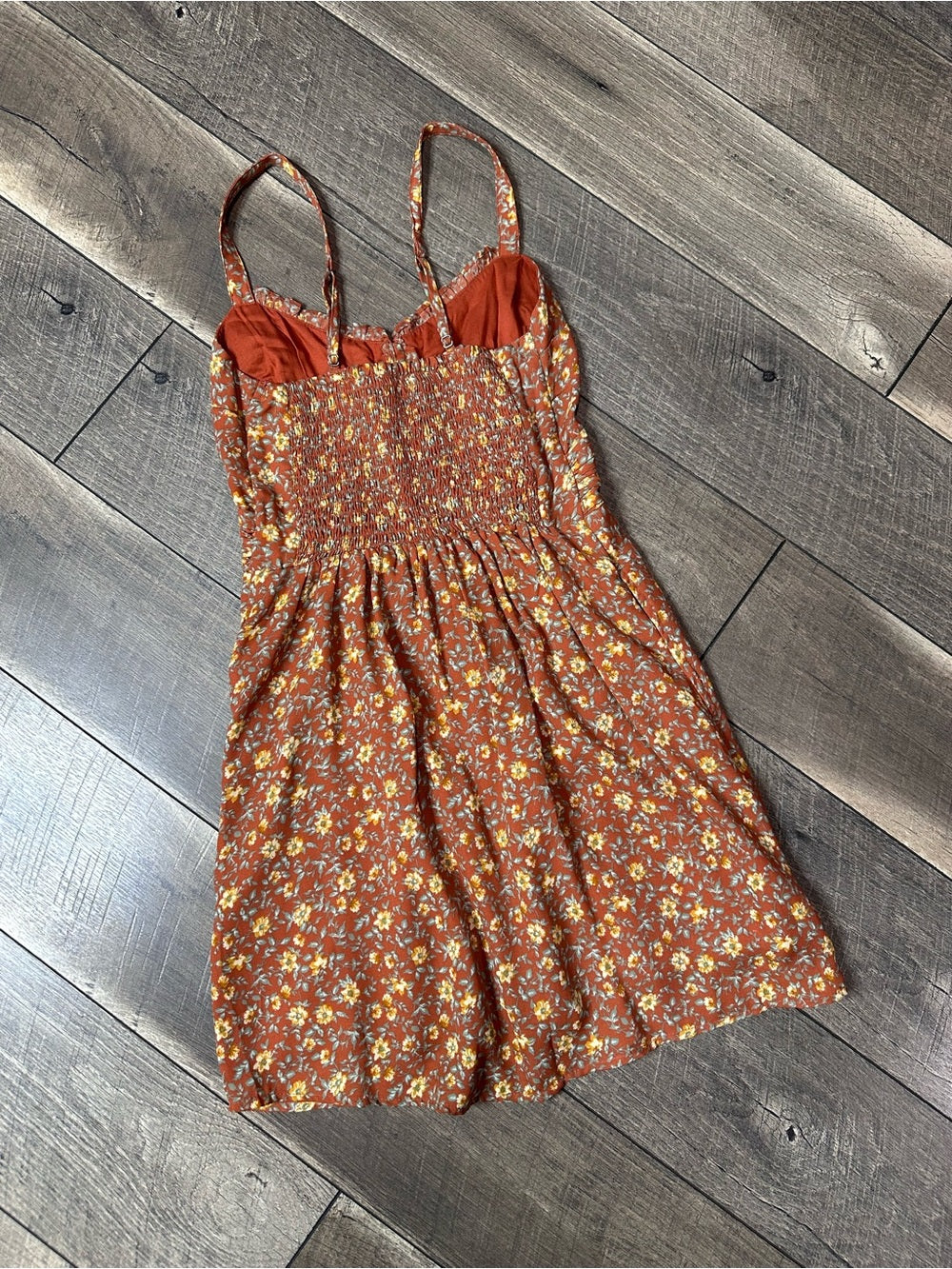 Abercrombie Smocked Back Mini Dress