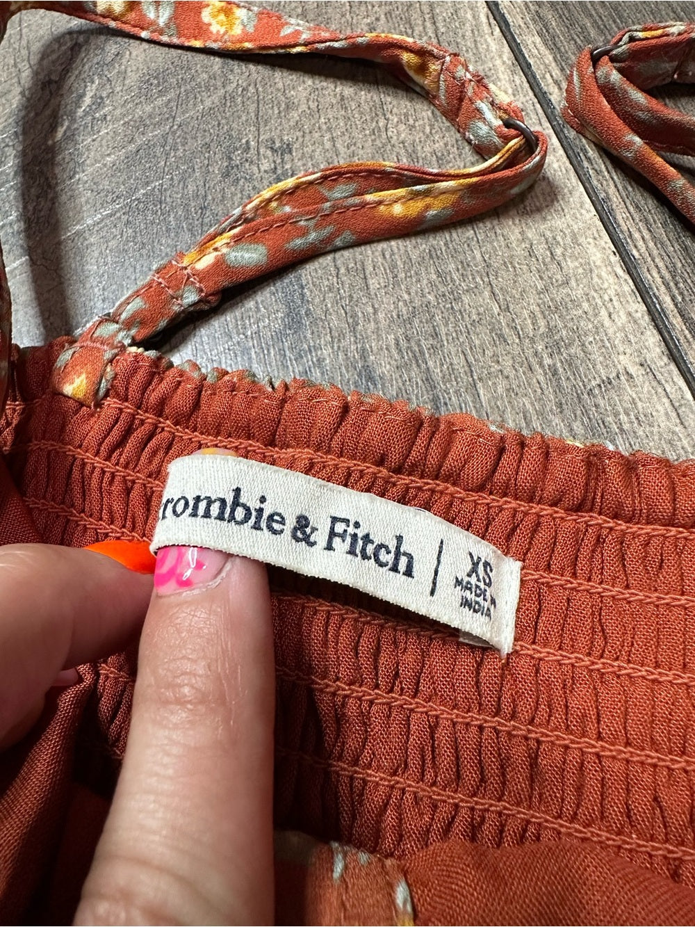 Abercrombie Smocked Back Mini Dress