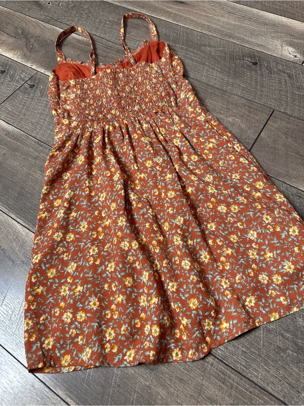 Abercrombie Smocked Back Mini Dress