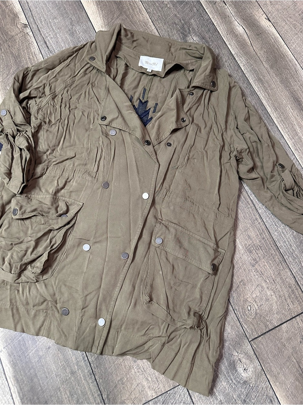 Miss Me 3/4 Utility Jacket