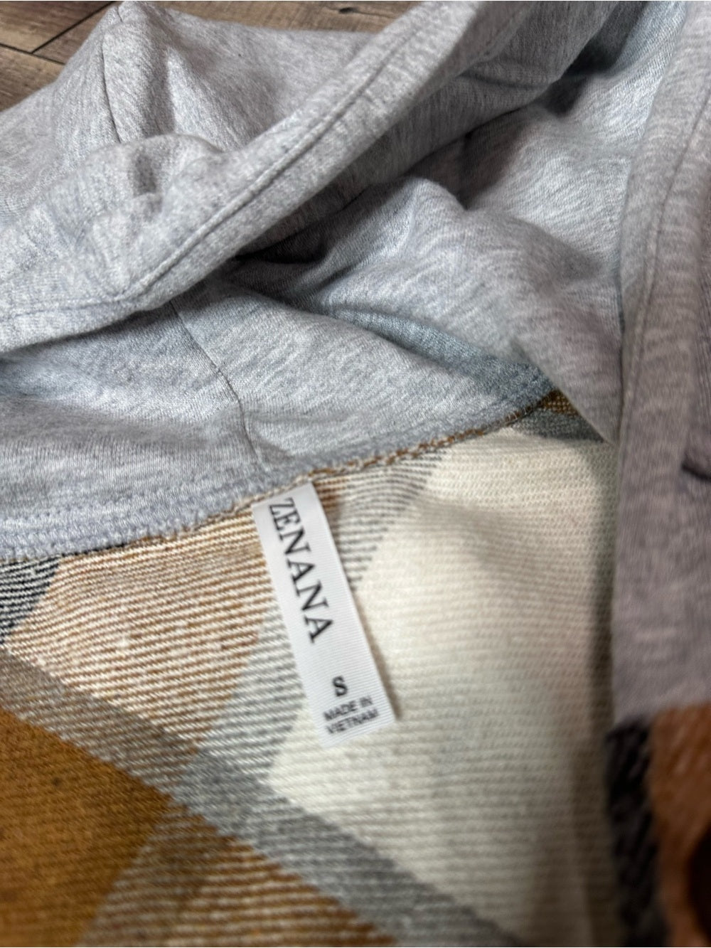 Zenana Hooded Button Down Shacket