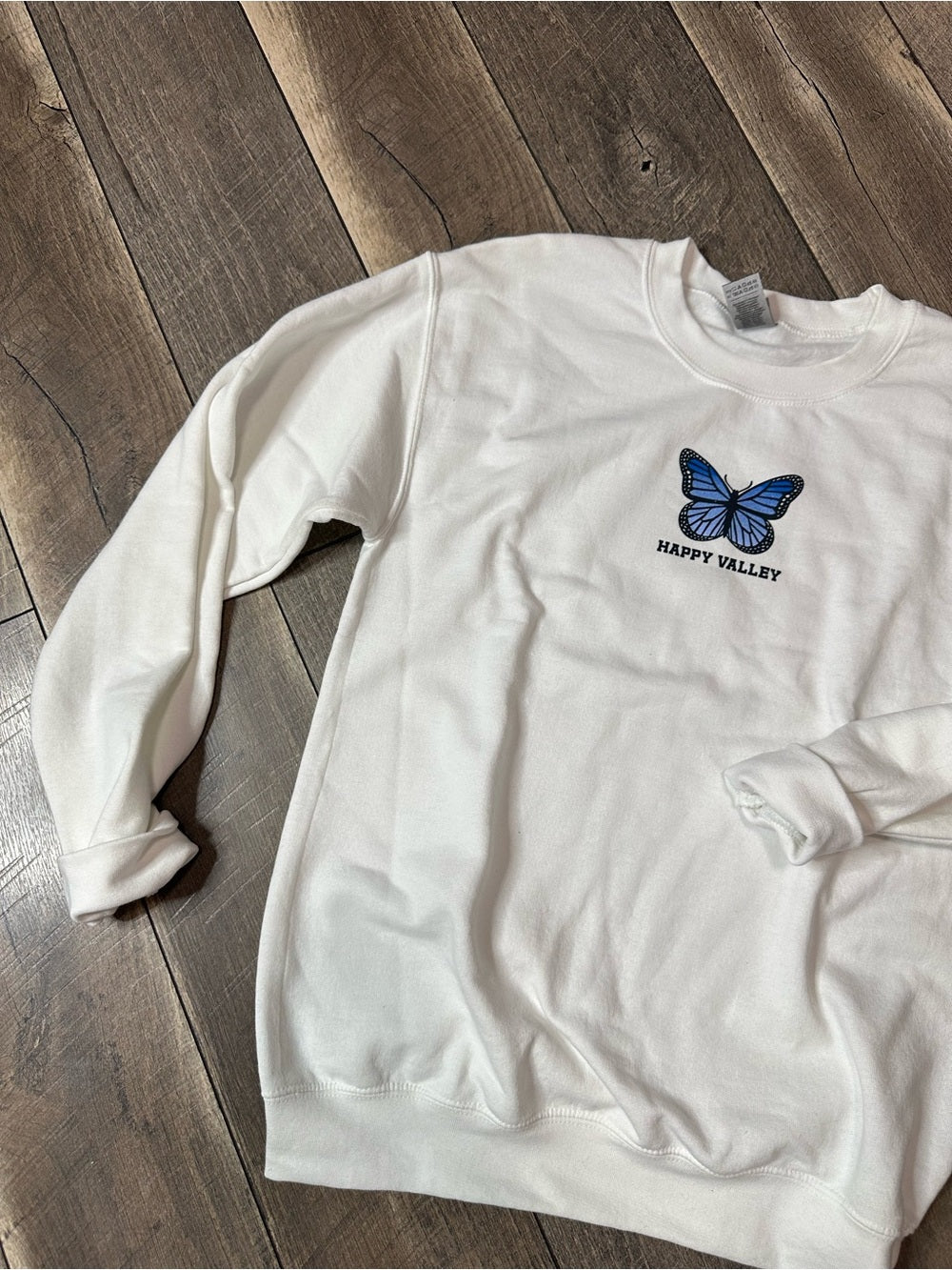 Gildan “Happy Valley” Butterfly Crewneck