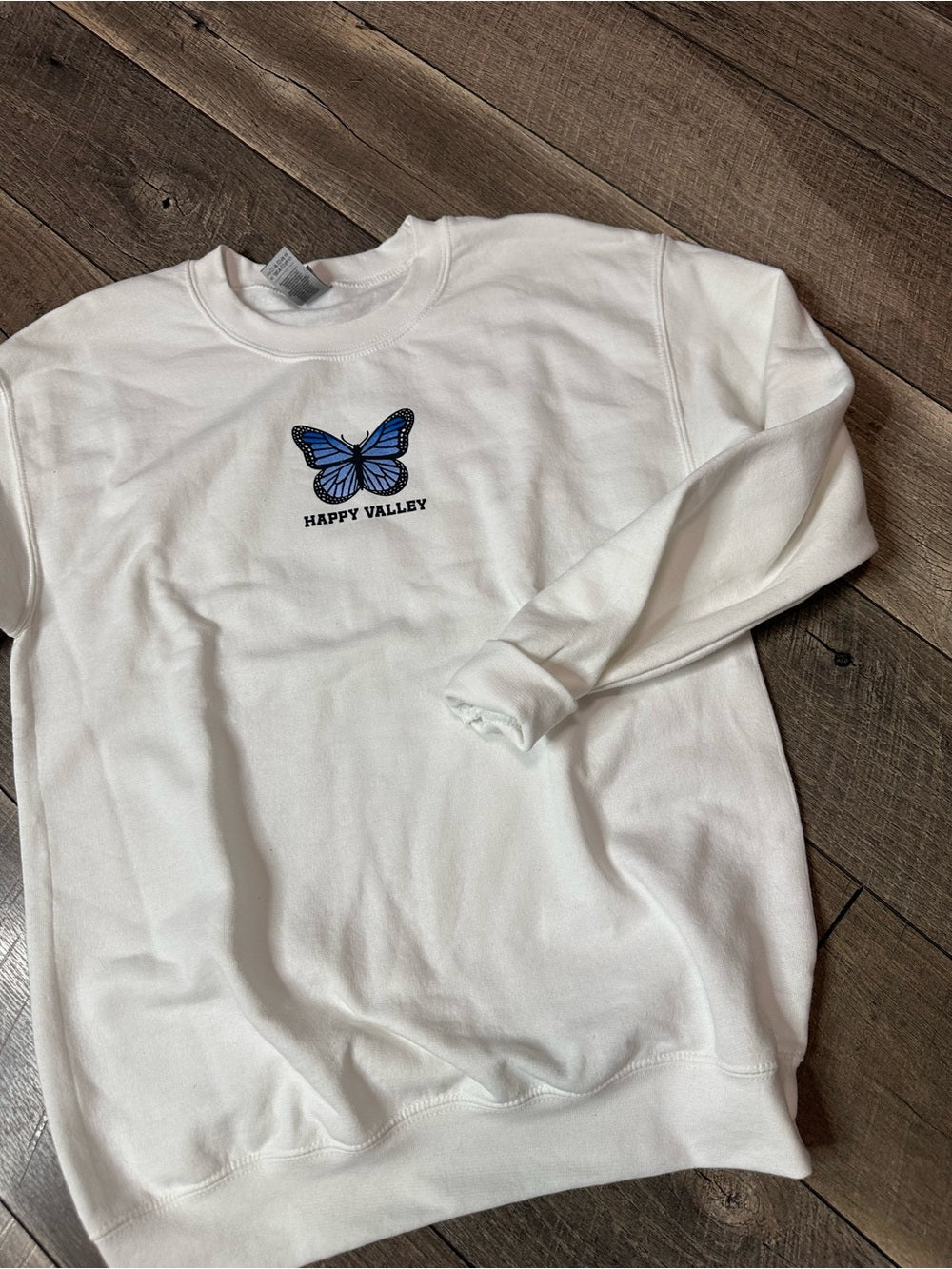 Gildan “Happy Valley” Butterfly Crewneck
