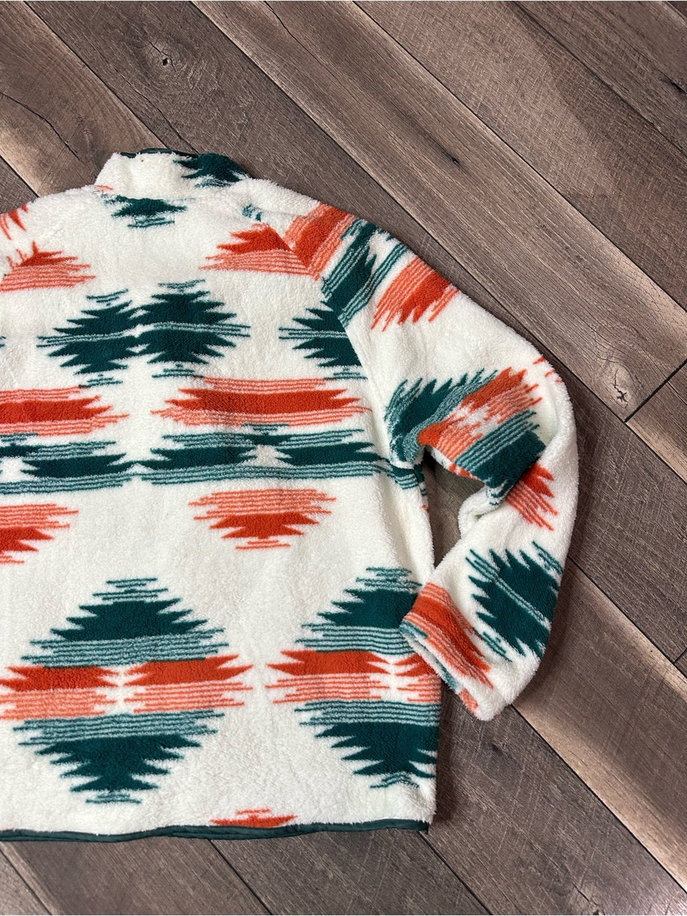 Zeagoo Aztec Sherpa Button Down Jacket