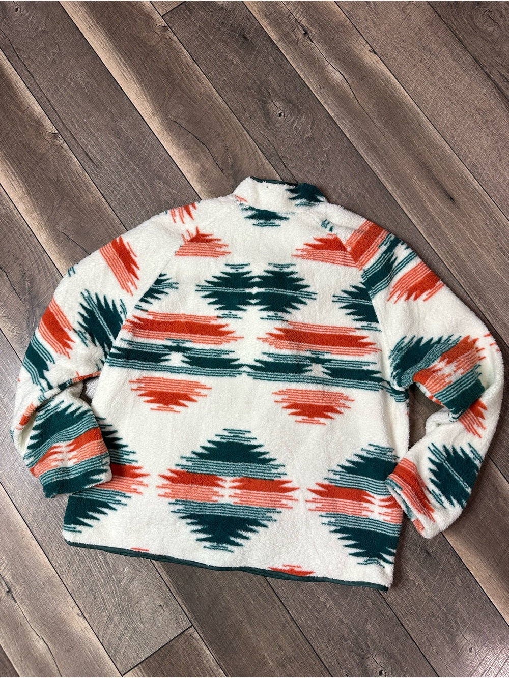 Zeagoo Aztec Sherpa Button Down Jacket