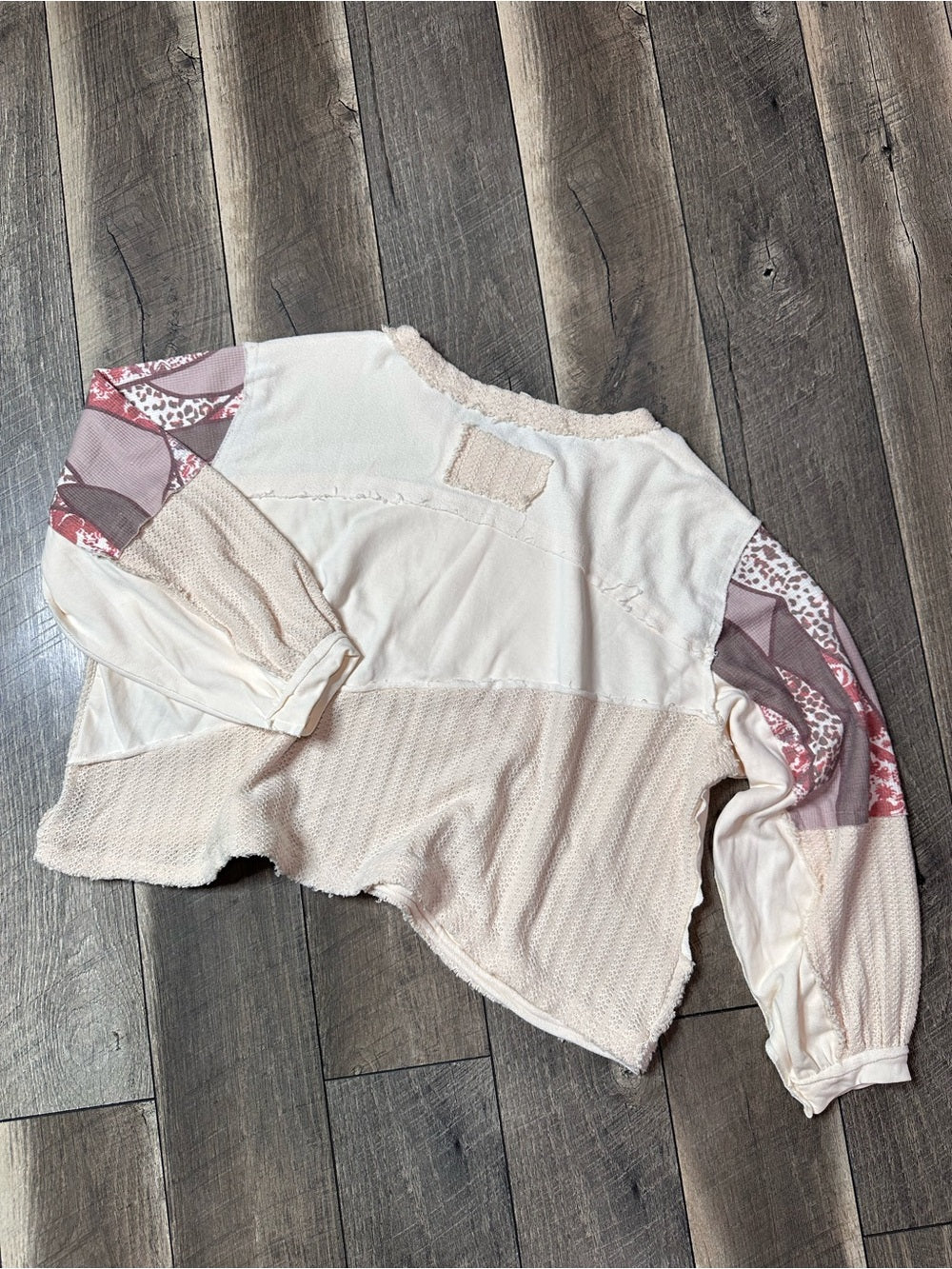 POL Peace Sign Oversized Pullover